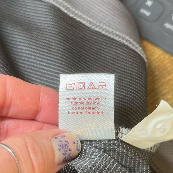 Cariloha Polo shirt Mens Large Gray Bamboo 4 Button Button Down Preppy Trendy - Picture 8 of 9